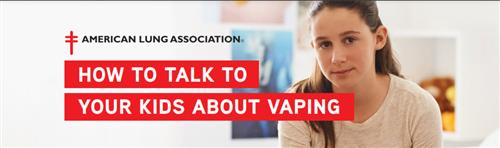 Vaping Talking Points graphic